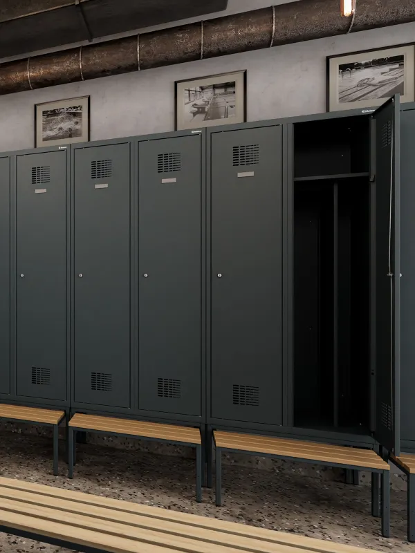 Podstawa wysuwna do szaf socjalnych ubraniowych Pw 421W