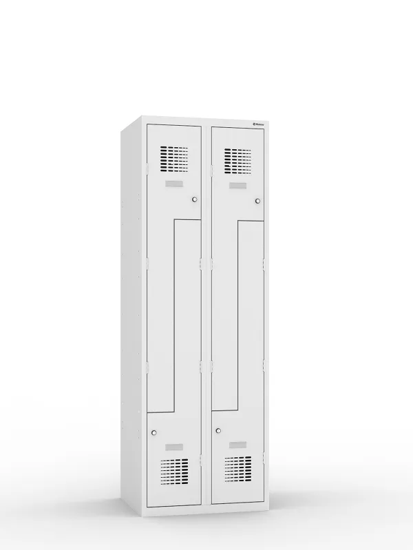 Szafa socjalna ubraniowa Sul 32W ST MALOW, 1800x600x500 mm, typ L, dwukomorowa