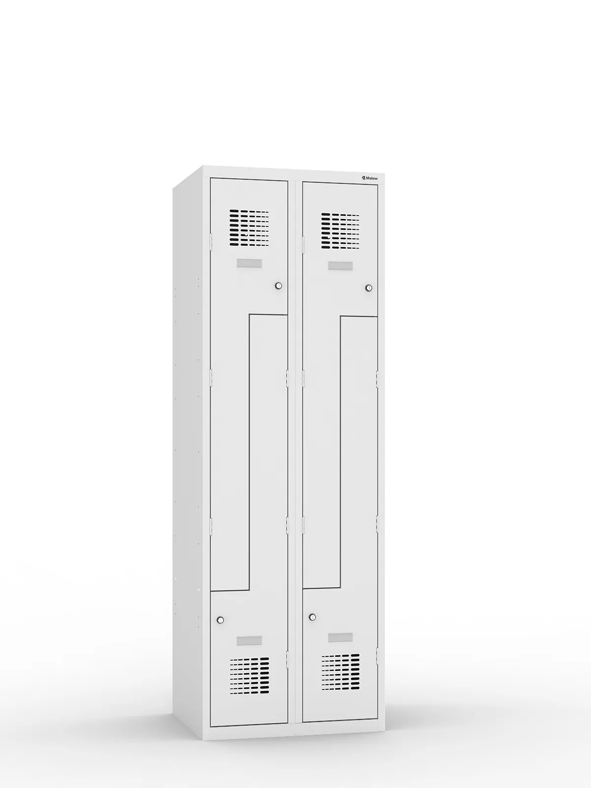 Szafa socjalna ubraniowa Sul 32W ST MALOW, 1800x600x500 mm, typ L, dwukomorowa