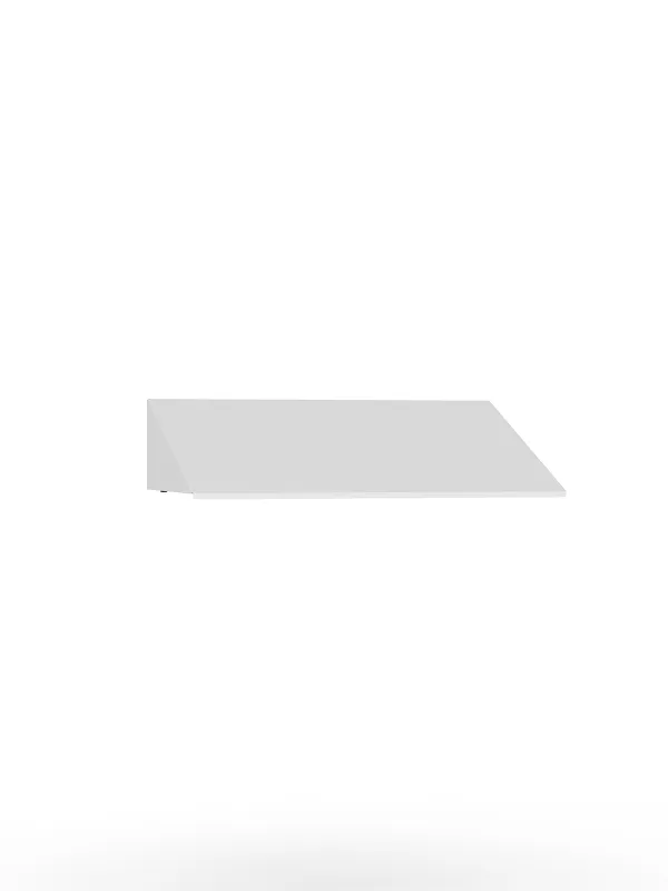Daszek do szaf socjalnych ubraniowych D 420W MALOW, 200x800x500 mm