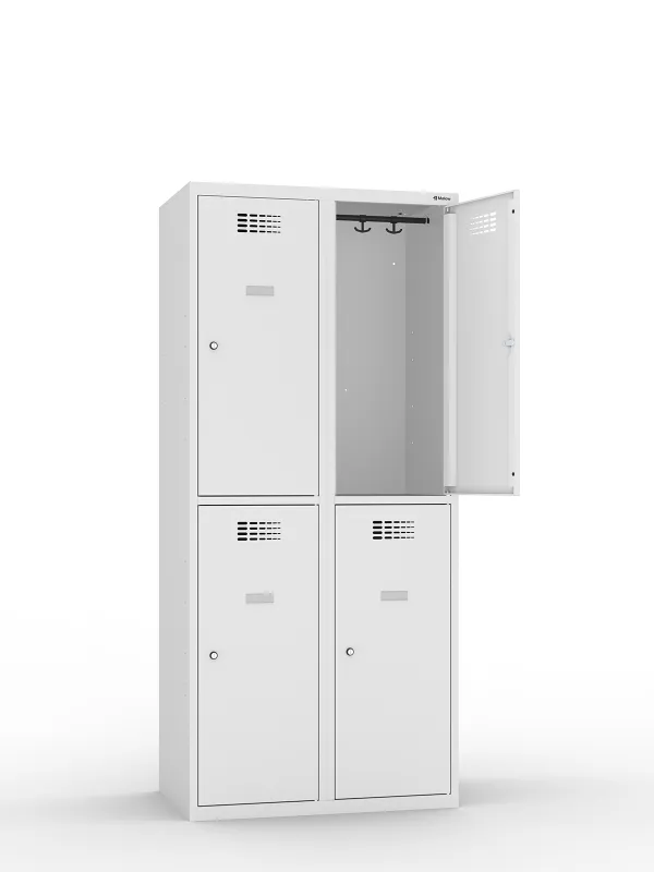 Szafka socjalna skrytkowa Sus 422W ST MALOW, 1800x800x500 mm, 4-skrytkowa