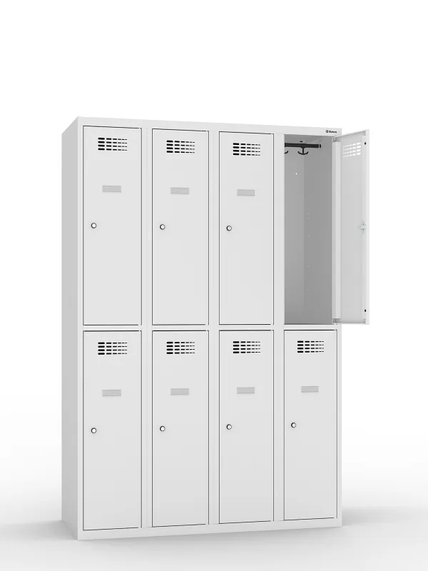 Szafka socjalna skrytkowa Sus 342W ST MALOW, 1800x1200x500 mm, 8-skrytkowa
